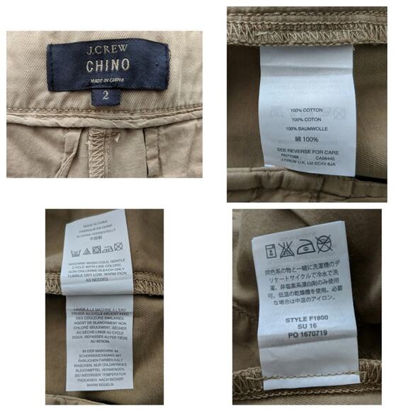 J. Crew Rayner Chino Shorts - Size 2 - GUC - Picture 5 of 6